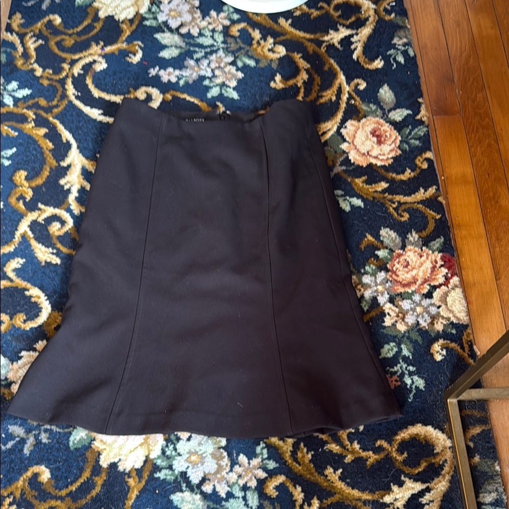 Talbots Black A-Line bottom flare‎ skirt. Worn maybe 3 times